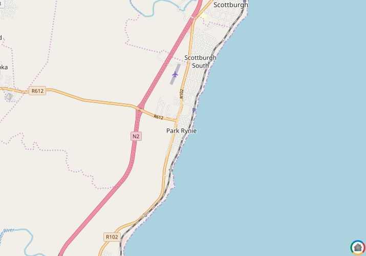 Map location of Park Rynie